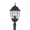 Designers Fountain Tiverton 3-Light Black Cast Aluminum Line Voltage Outdoor Weather Resistant Post Light 2446-BK - alternate 1